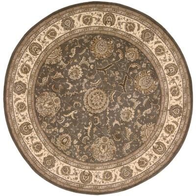 Nourison Hand-tufted Oriental Bordered Wool Area Rug