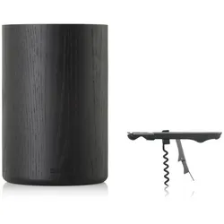 AdHoc Wein-Set Vine 2tlg. Holz Schwarz