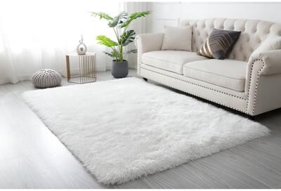 MDA Rugs Manhattan Polyester Shag Area Rug