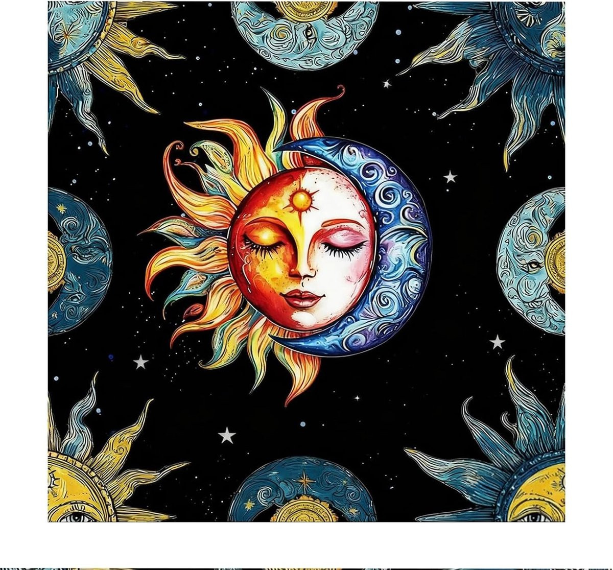 Altar Tafelkleed voor Tarot en Orakelkaarten voor Spirituele Oefeningen en Meditatie