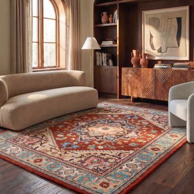 SAFAVIEH Handmade Heritage Asia Traditional Oriental Wool Rug