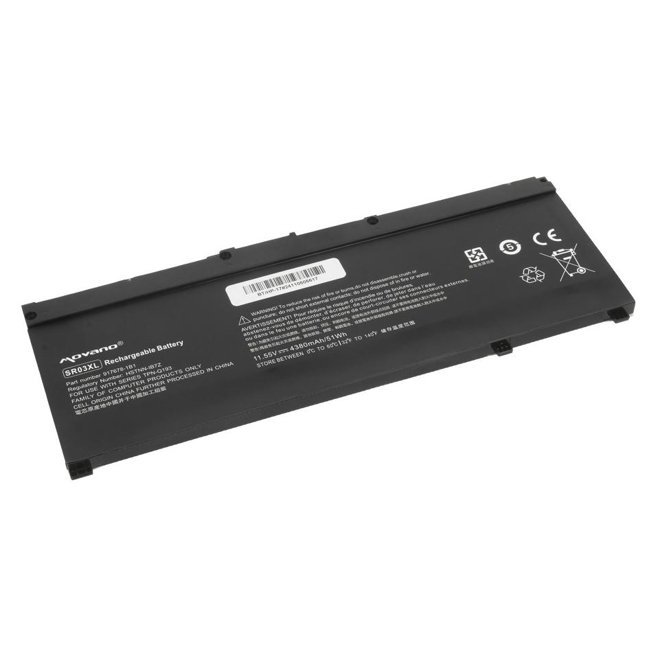 Movano Bateria Bateria SR03XL do HP Gaming 15 17 Omen 15-DC (4380 mAh) (BT/HP-17)