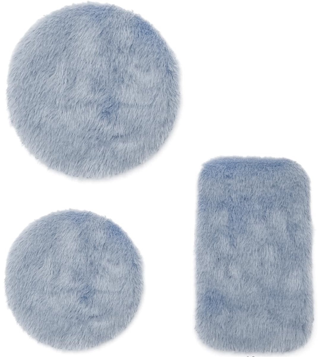 Dailygoods Mini Tapijt voor Poppenhuizen - Blauw