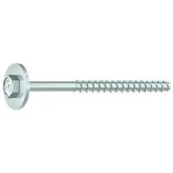HECO MULTI-MONTI-plus S - Stahl weiß verzinkt - 12x280 mm - Sechskantkopf