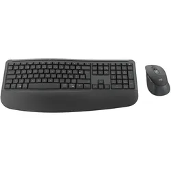 Logitech MK880 For Business - GRAPHITE (FRA) (DE, Kabellos), Tastatur, Grau