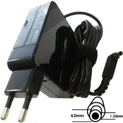 ASUS orig. adaptÃr 19V (BLK) s EU plugem (001-00040700) (65 W), Notebook Netzteil, Schwarz