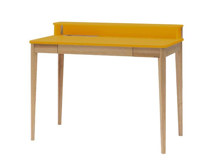 Bureau Niina 110 x 75 x 56cm Jaune/Jaune moutarde