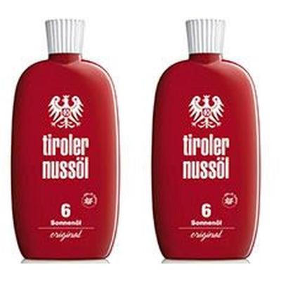 Tiroler Nussöl orig.Sonnenöl wasserfest LSF 6 x2 2x150 ml Öl