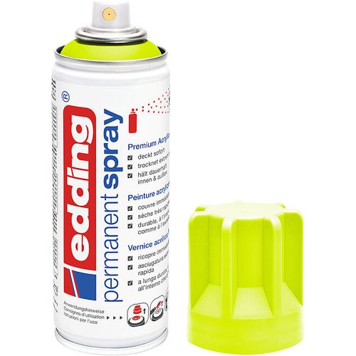 edding 5200 Acrylspray Sprühfarbe neongelb matt