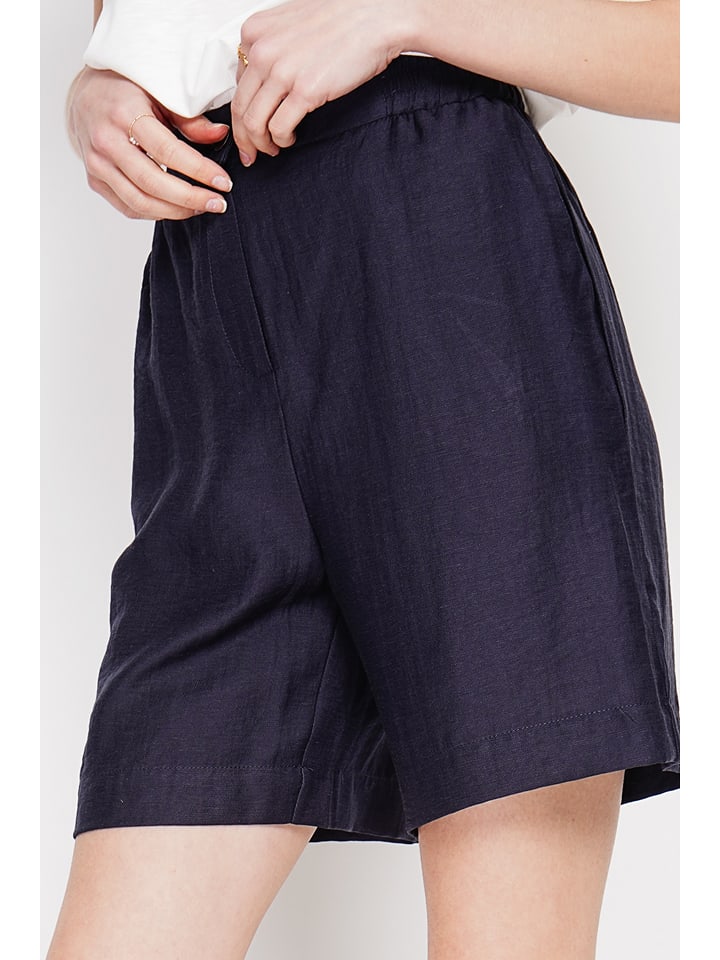 Le Jardin du Lin Shorts in Dunkelblau - 38