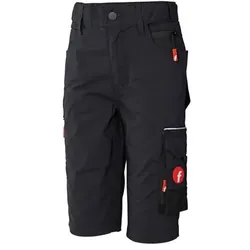 Magni, Arbeitshose, Kids-Bermuda Performance schwarz/lime Gr. 146-152 FORTIS (146, 152)