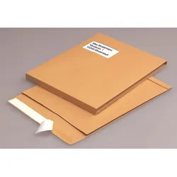 MAILmedia Faltentaschen DIN C4 braun