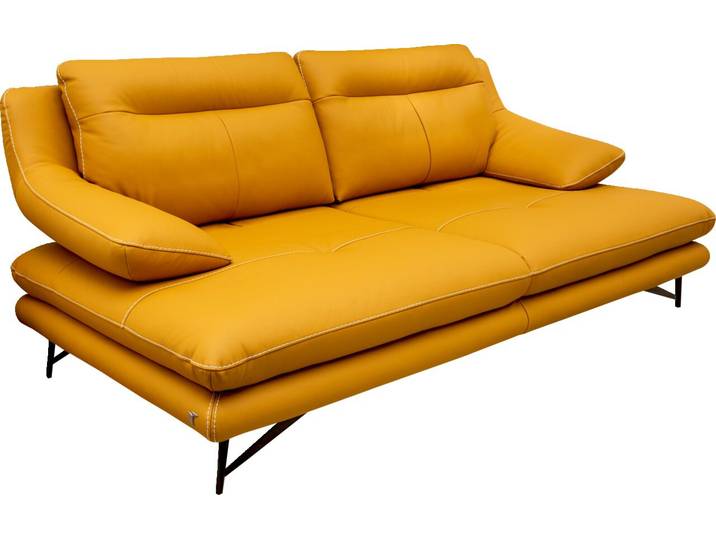 Calia Sofa 3er E 8909 CEZANNE, orange, Leder