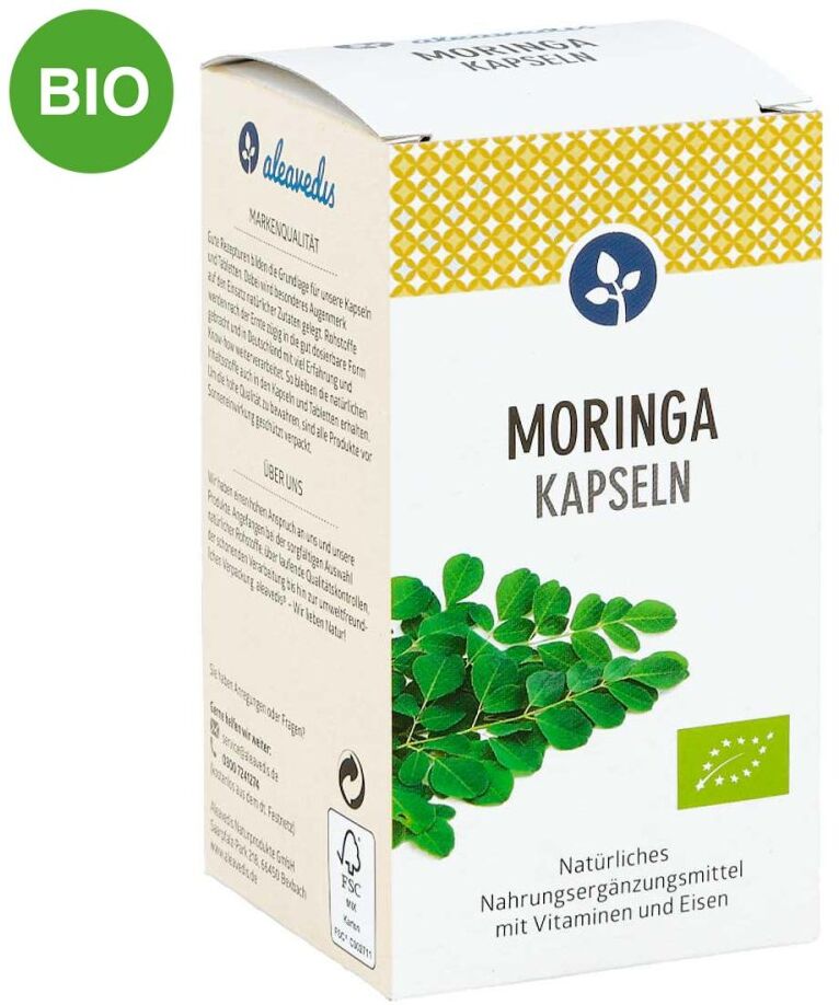 Moringa 400 mg Kapseln Bio 60stk