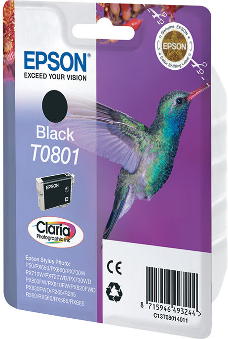 TINTEIRO EPSON T0801 PRETO