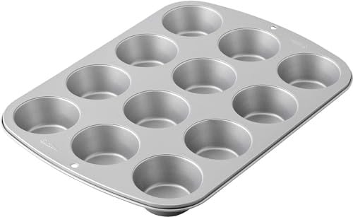 Wilton Recipe Right Muffin Pan Bakvorm met 12 Holtes en Antiaanbaklaag
