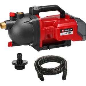 Einhell Gartenpumpe AQUINNA 36/30 Set, 4180401, Akku, 2x 18 V, 3000 l/h Fördermenge, inkl. Saugschlauch