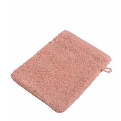 Waschhandschuh WEWO FASHION "9518W", rosa (rose), B:16cm L:21cm, Frottee, Waschlappen, saugstark