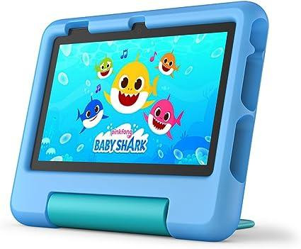 Amazon Fire 7 inch kinder tablet, 16GB, modeljaar 2022, blauw