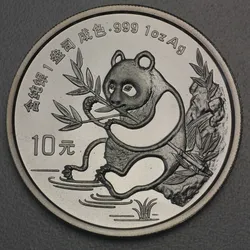 Silbermünze 1oz "Panda" 1991 (China)
