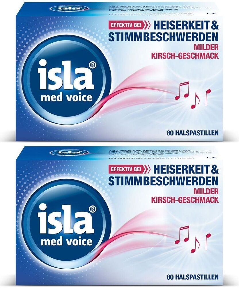 Isla MED voice Pastillen 2x 2x80 St