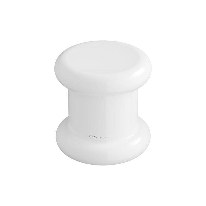 VitrA Liquid Hocker 7326B403-0155 38x38x40cm, rund, weiß VC