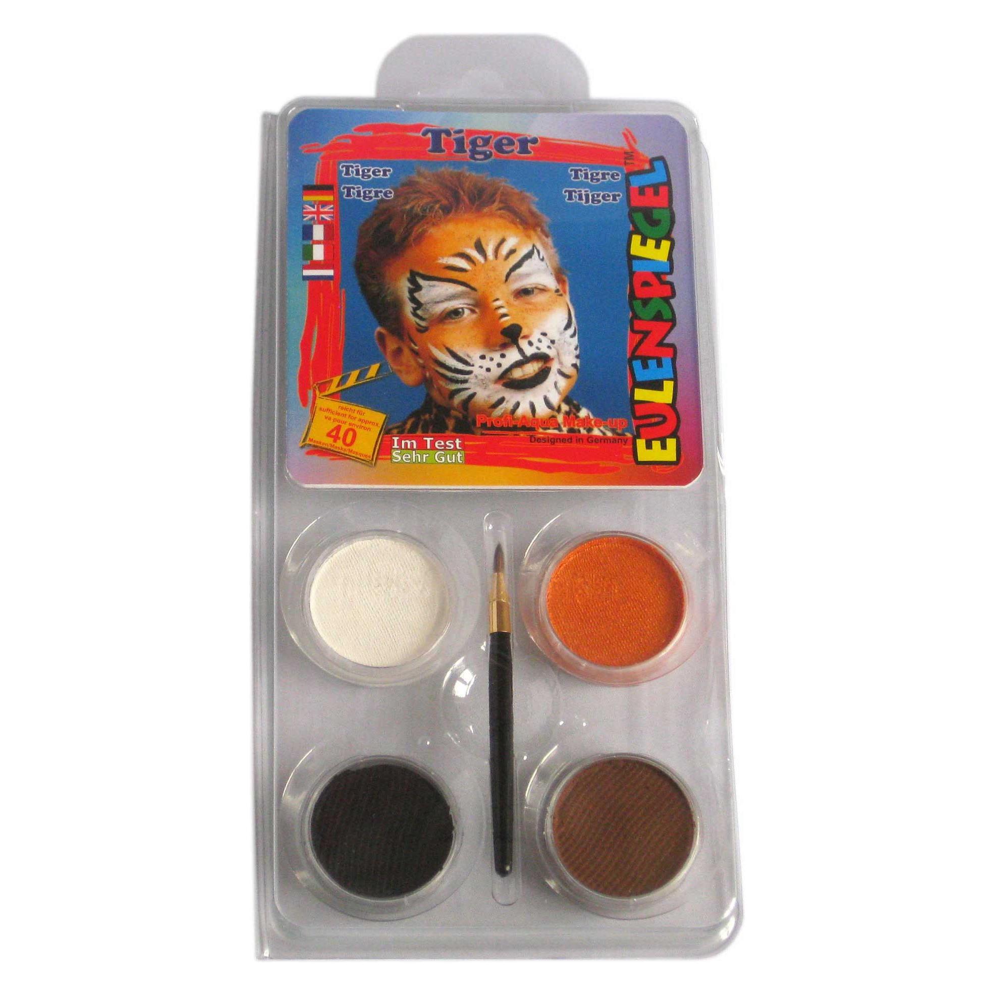 Eulenspiegel Schminkset Tiger (204047)