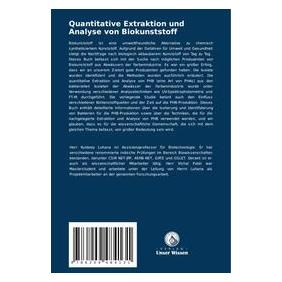 Umbreit Quantitative Extraktion und Analyse von Biokunststoff (Deutsch, Softcover, Kuldeep Luhana, Vishal Patel) (69171916)