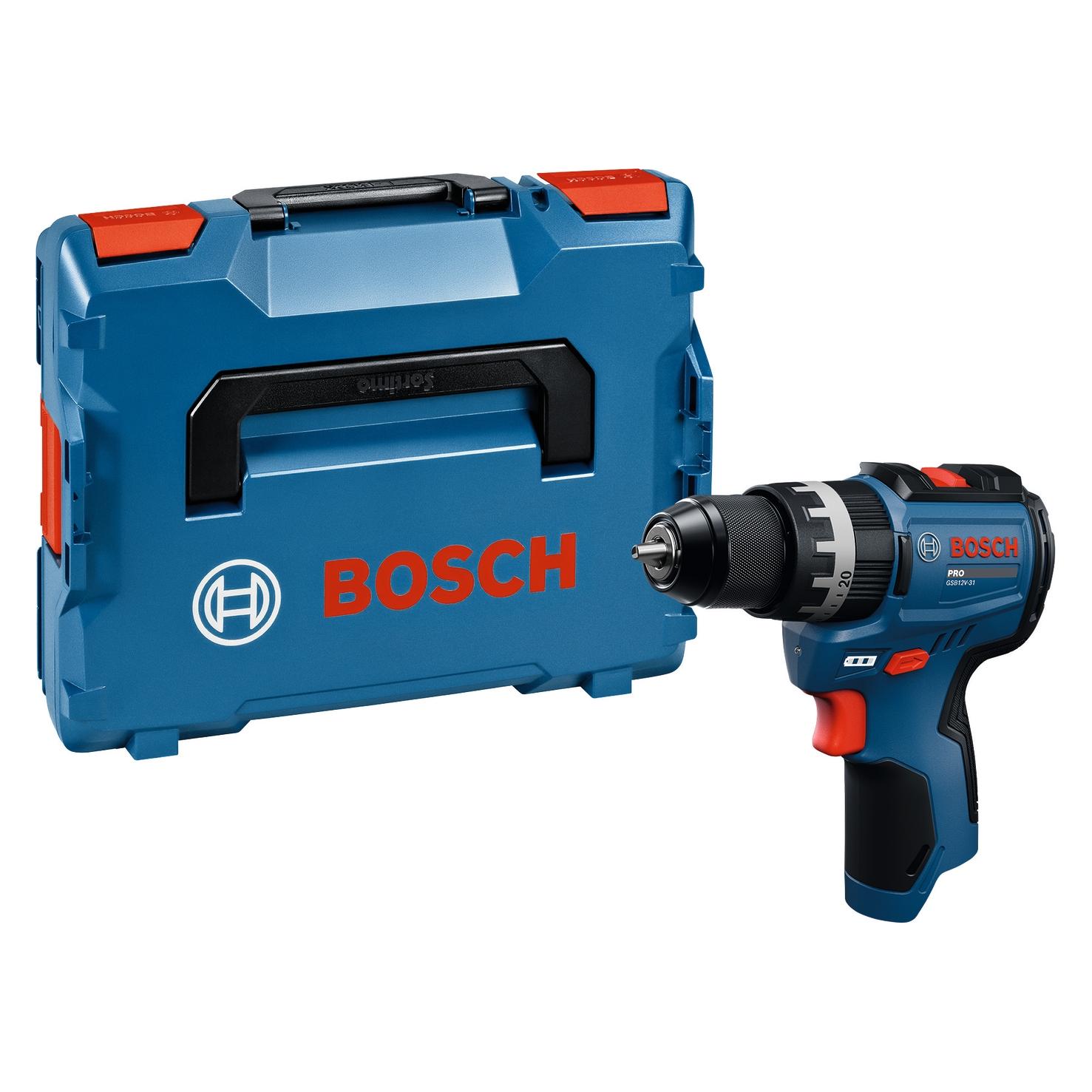 Bosch Hausgeräte Akku-Schlagbohrschrauber GSB12V-31 in L-BOXX (Retail) (Schlagbohrschrauber) (06019S6101)