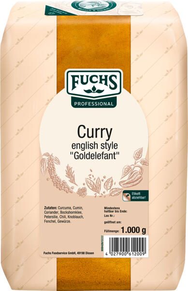 Fuchs Curry English Style Goldelefant 1,0 kg 380751004