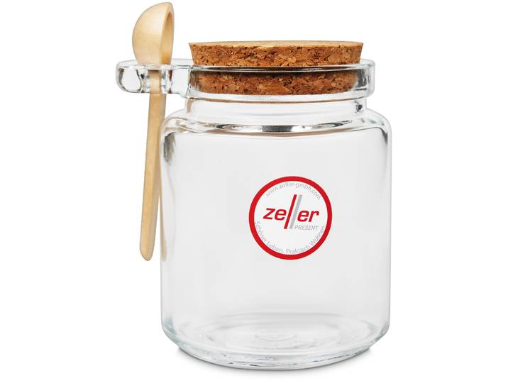Zeller Vorratsglas mit Löffel 240ml