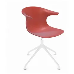 2er-Set Infiniti Stuhl Loop Kunststoff Rot