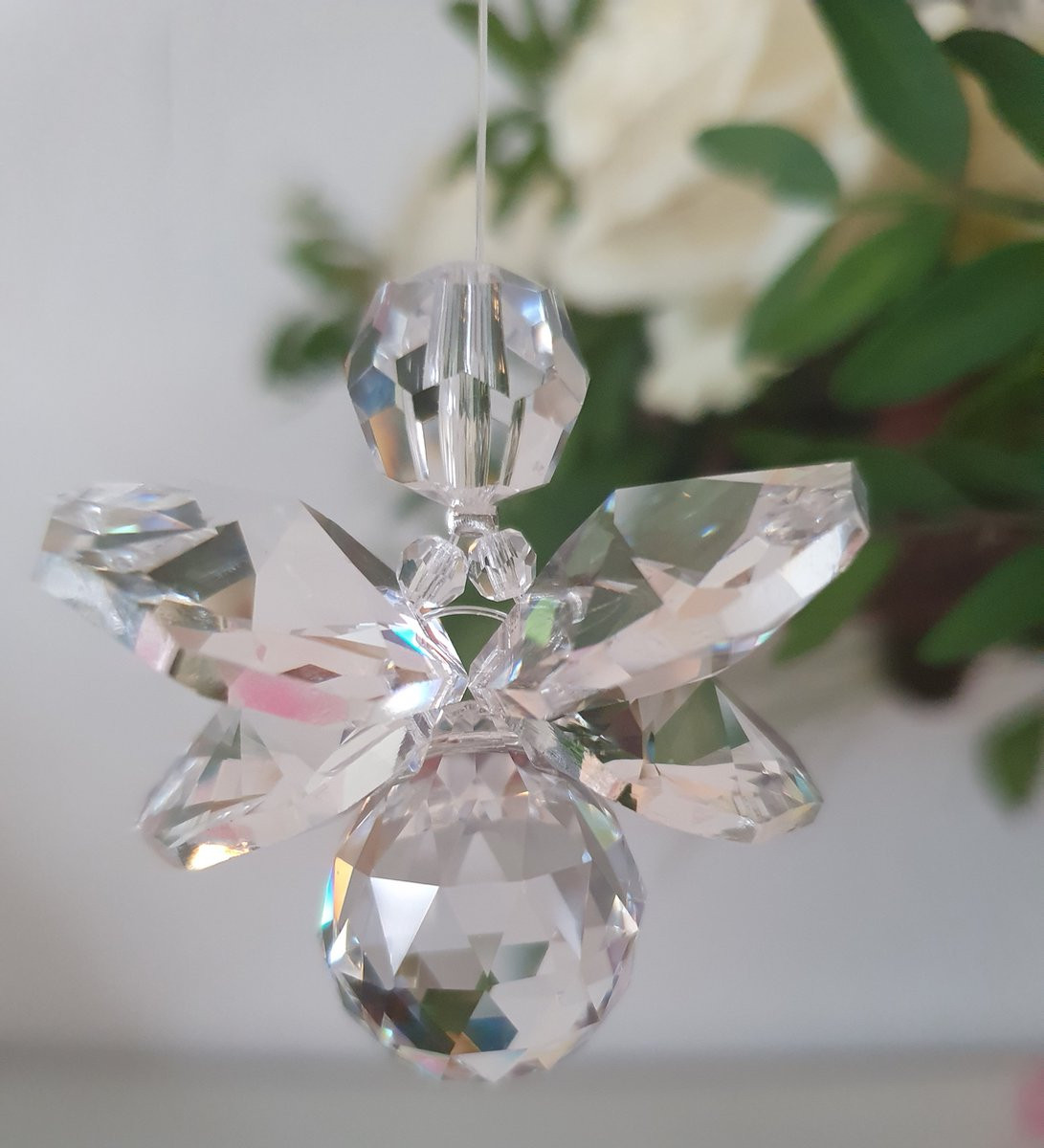 CrystalDesign Engel Deluxe XXL Suncatcher met Swarovski kristallen
