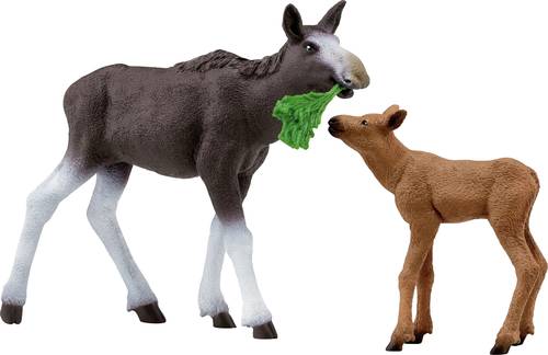 schleich WILD LIFE 42629 Elchkuh mit Kalb