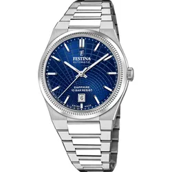 Festina Automatik Herren Automatik F20083/2 - blau,silber - 40mm