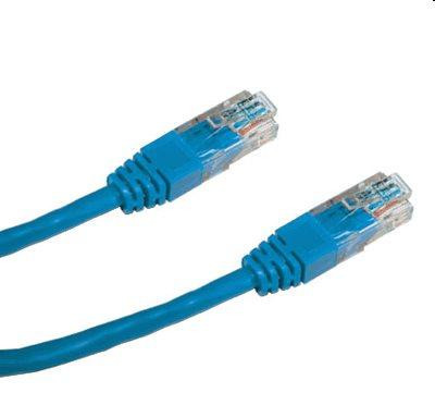 Datacom patchkabel UTP CAT5E, 0,25 meter, blauw