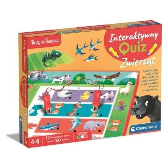 Clementoni Ich lerne mit Spass Interaktives Quiz Tiere (49073716)