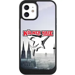 Nivocase Hülle für Apple iPhone 12 Handyhülle NIVOcore Case Schwarz Eishockey Offizielles Lizenzprodukt (Apple iPhone 12), Smartphone Hülle, Schwarz
