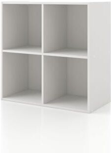 Denhour DH BASIC Modern Stackable Storage Organizer Bookcase with Doors