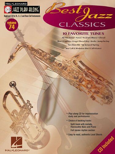 Best Jazz Classics: Noten, CD, Sammelband für Instrument(e) (Jazz Play Along Series, Band 74) - Preis vom 04.10.2026 03:51:26 h