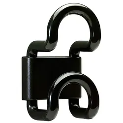 UNILUX Wandgarderobe FIL 100340652 1Haken schwarz
