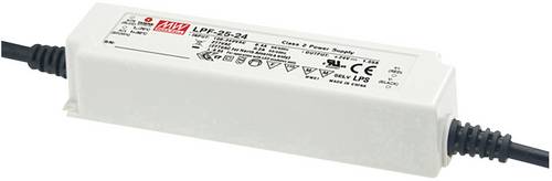 Mean Well LPF-25D-54 LED-Treiber, LED-Trafo Konstantspannung, Konstantstrom 25.38W 0.47A 29.7 - 54 V/DC dimmbar, PFC-Schaltkreis