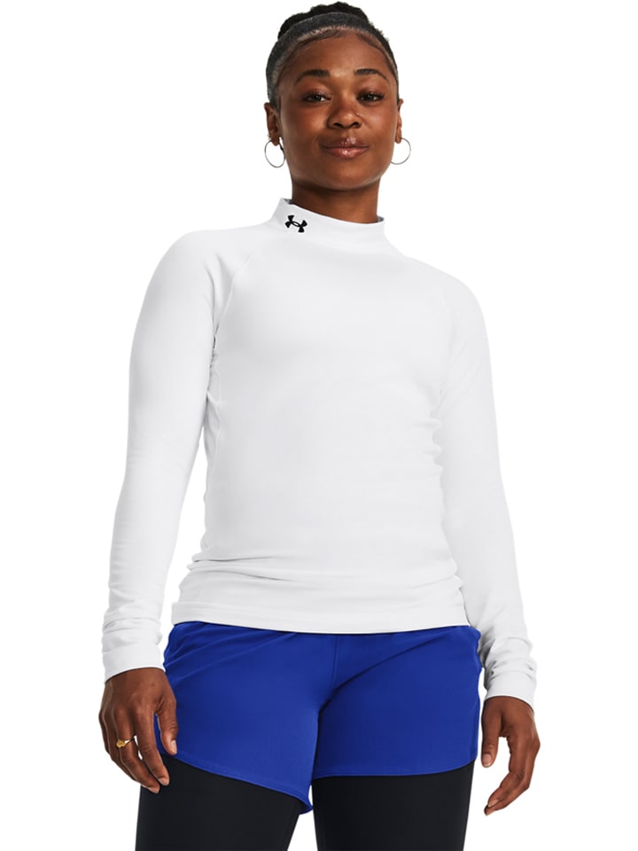 Under Armour Funktionslongsleeve "HeatGear Authentics" in Weiß - L