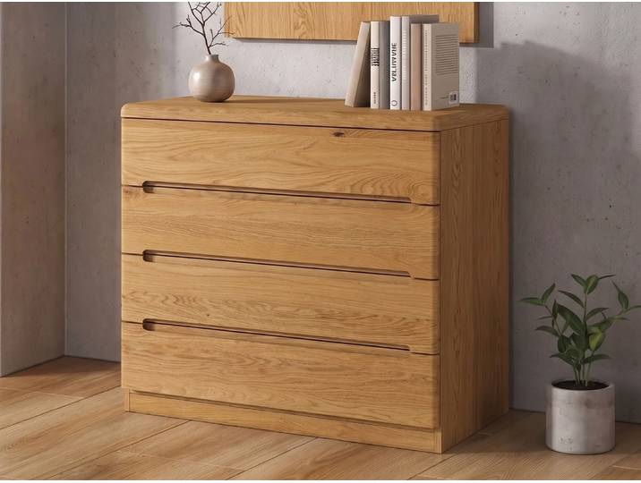 Kommode Eiche „Marlon“ 100 cm Massivholz Eiche