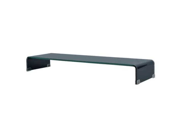 Helloshop26 TV-Schrank TV Sideboard TV Design Praktische Halterung für Monitor 100 cm Glas schwarz 2502051