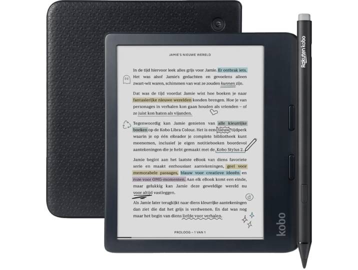 Kobo Libra Colour Zwart + Kobo Stylus 2