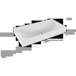 KALDEWEI SILENIO Aufsatzwaschtisch 3043 900x460x120 mm, 904206313001, Ausführung: ohne Hahnlochbohrung ohne Überlauf