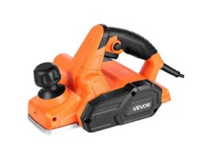 VEVOR Elektrohobel, 82 mm Schnittbreite, 650 W, 16800 U/min, Handhobel für Holz, mit einstellbarer Schnitttiefe, 2 Klingen, für Holzbearbeitung, Holzfasen, Heimwerkerarbeiten, Hobelmaschine
