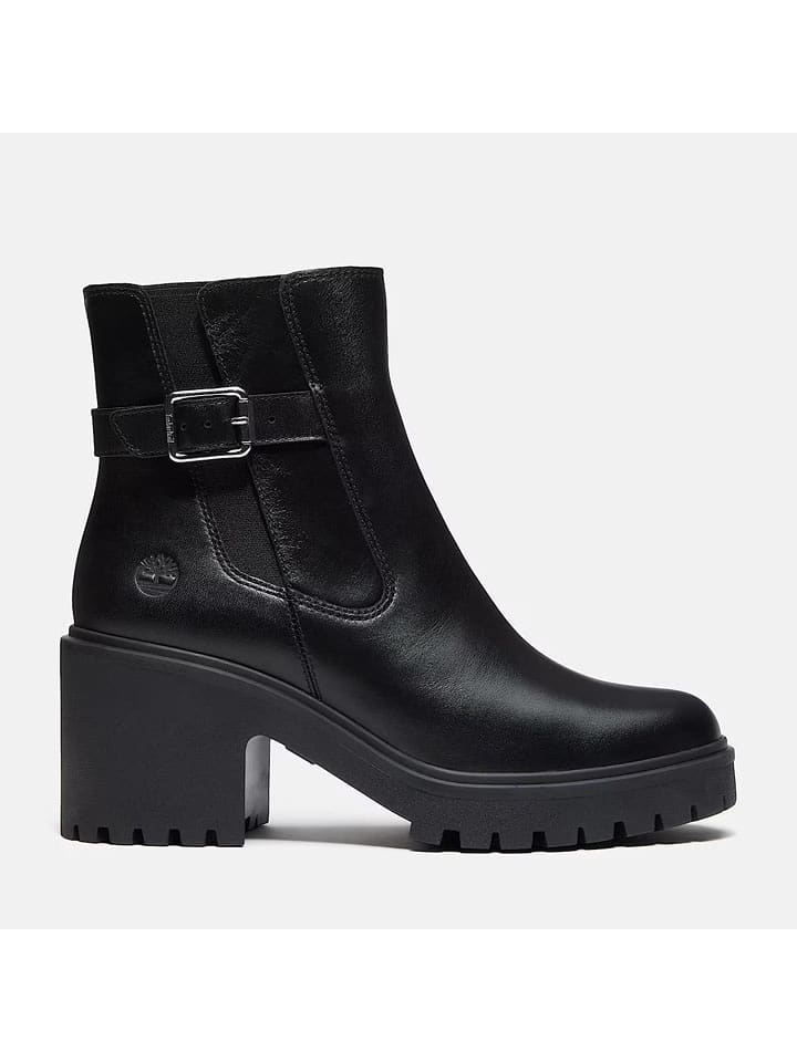Timberland Leder-Stiefeletten "Stone Heights" in Schwarz - 37