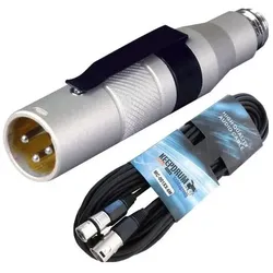 Mipro MJ53 Speiseadapter mit Mikrofonkabel, Mikrofon